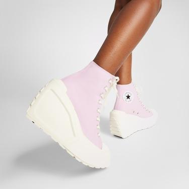  Converse Chuck 70 De Luxe Wedge Kadın Pembe Platform Sneaker