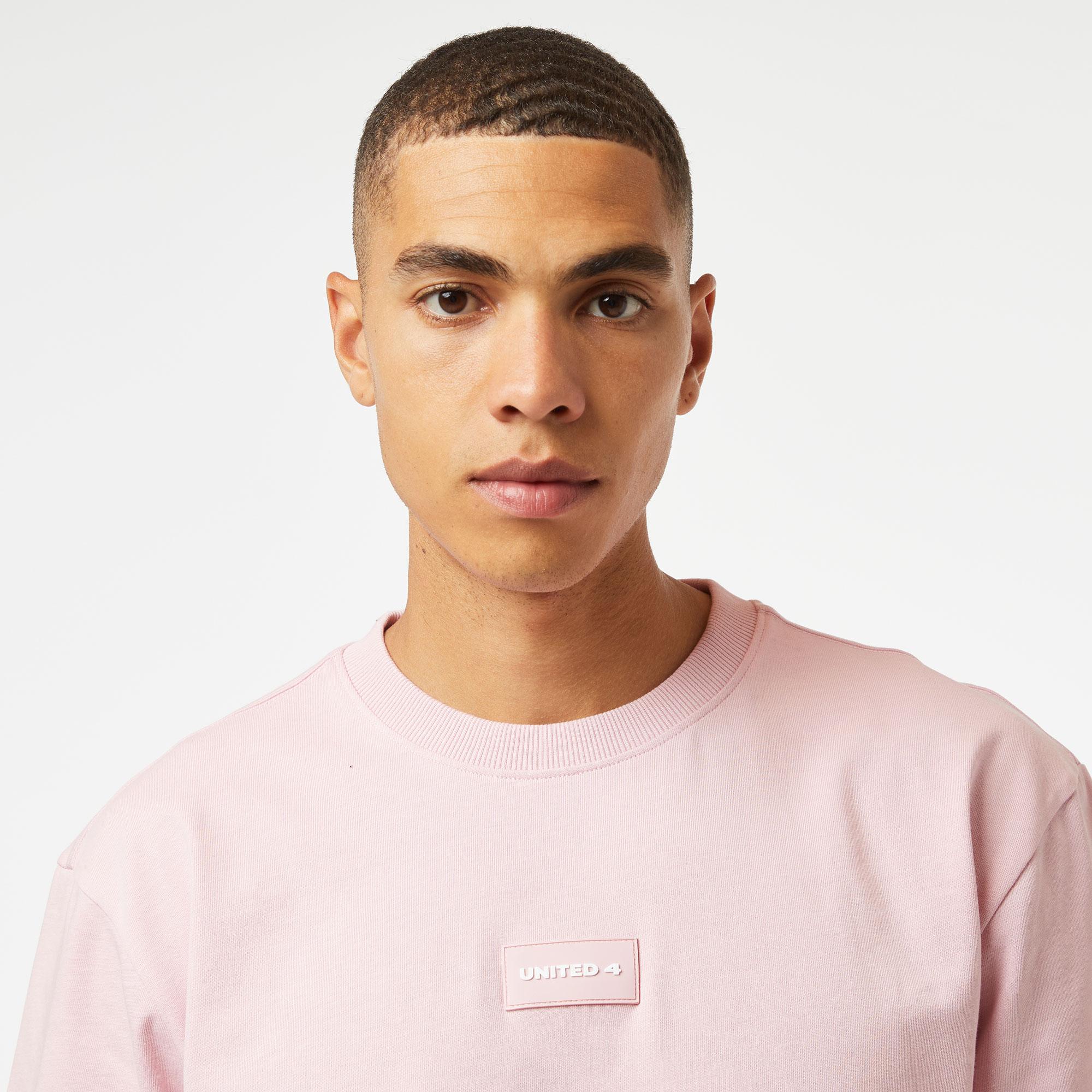 UNITED41.0 Essentials Erkek Pembe T-Shirt