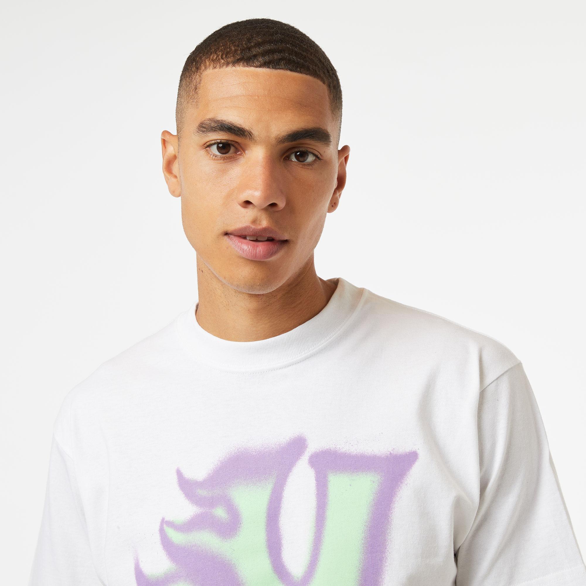 HUF Heat Wave S/S Erkek Beyaz T-Shirt