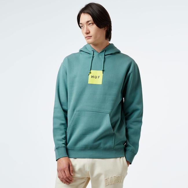  HUF Set Box P/O Erkek Yeşil Hoodie