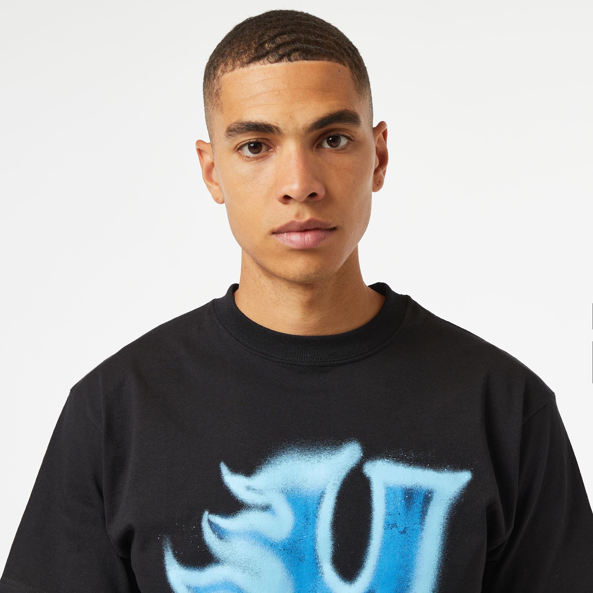 HUF Heat Wave S/S Erkek Siyah T-Shirt