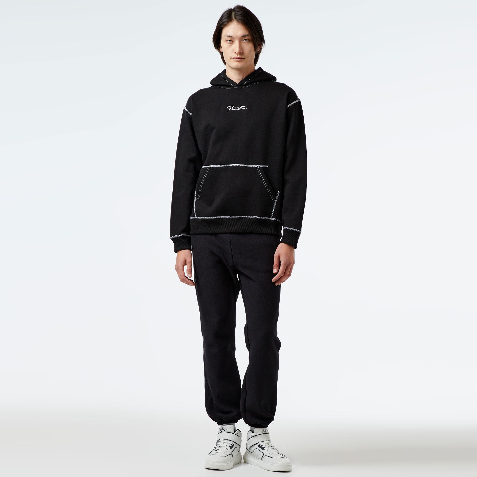 Primitive Contra Erkek Siyah Hoodie