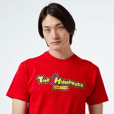  The Hundreds Push Bar Erkek Kırmızı T-Shirt