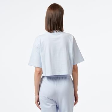  Reebok Classic Big Logo Kadın Mavi Günlük T-Shirt