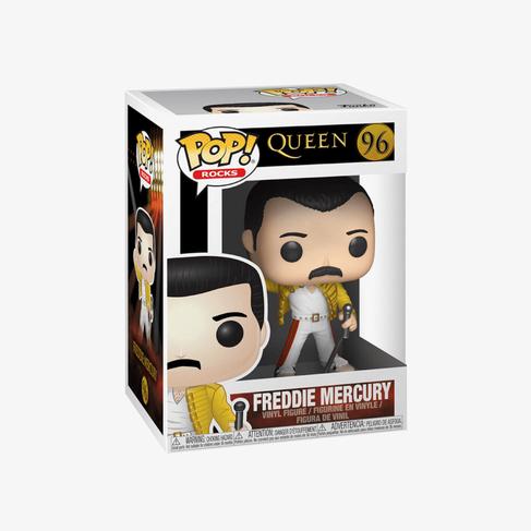  Funko POP Rocks: Queen Freddy Mercury at Wembley 1986 with Yellow Jacket Renkli Figür