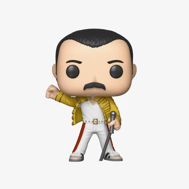  Funko POP Rocks: Queen Freddy Mercury at Wembley 1986 with Yellow Jacket Renkli Figür