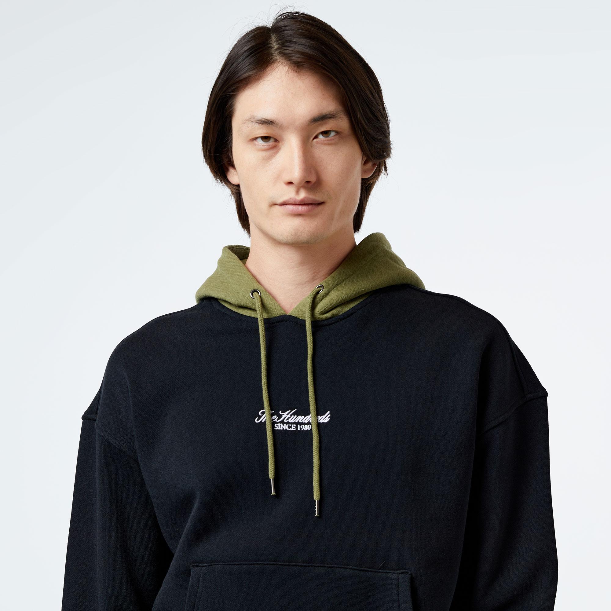 The Hundreds Rich Pullover Erkek Siyah Hoodie