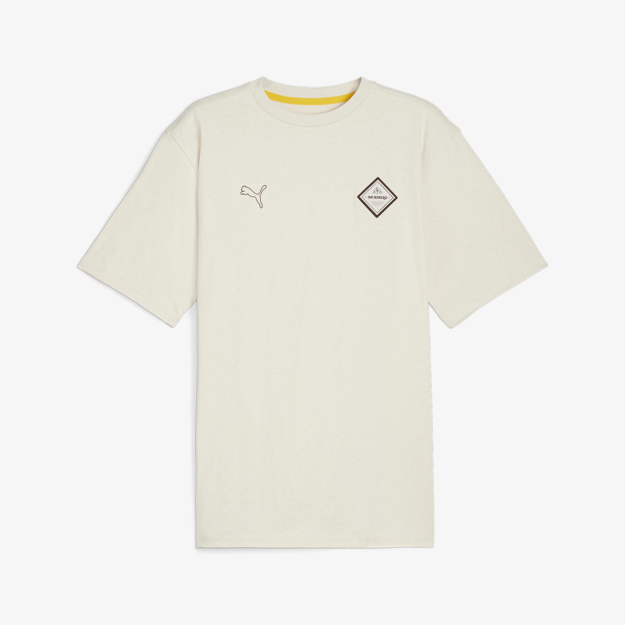 Puma Pl Summer Crew Erkek Krem T-Shirt