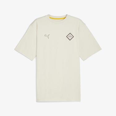  Puma Pl Summer Crew Erkek Krem T-Shirt