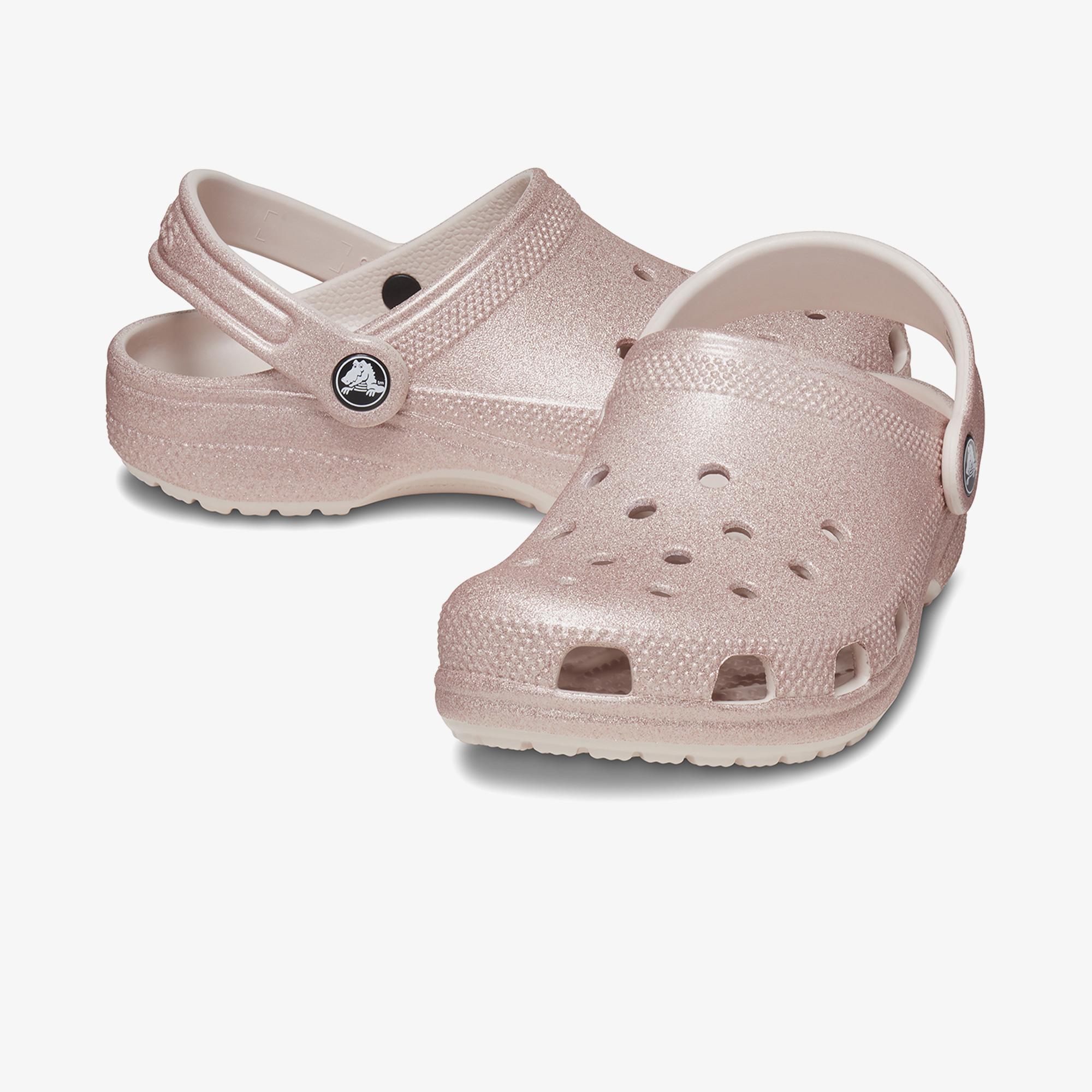 Crocs Classic Simli Pembe Çocuk Terlik
