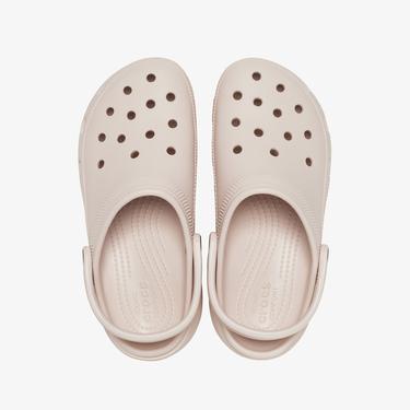  Crocs Classic Platform Kadın Krem Terlik