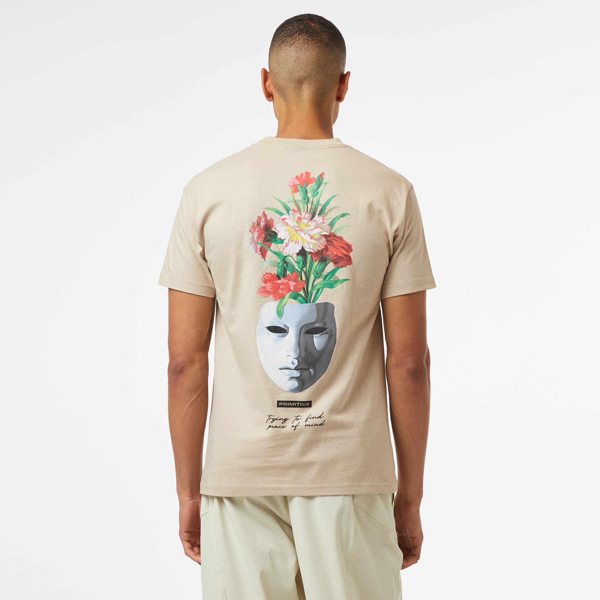 Primitive Obscura Erkek Krem T-Shirt