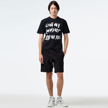  Market Scrawl My Lawyer Erkek Siyah T-Shirt