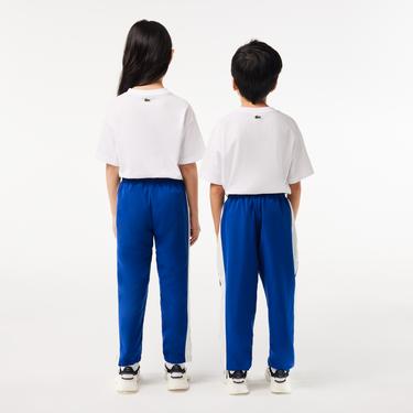  Çocuk Renk Bloklu Mavi Eşofman Altı