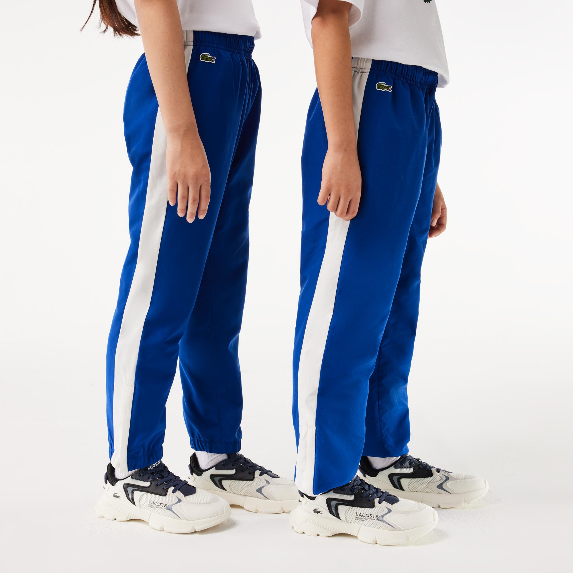 Çocuk Renk Bloklu Mavi Eşofman Altı