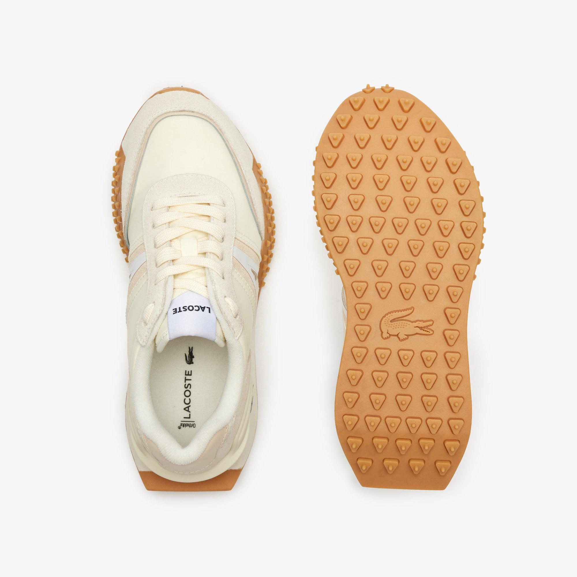 Lacoste L-Spin Deluxe Kadın Bej Sneaker