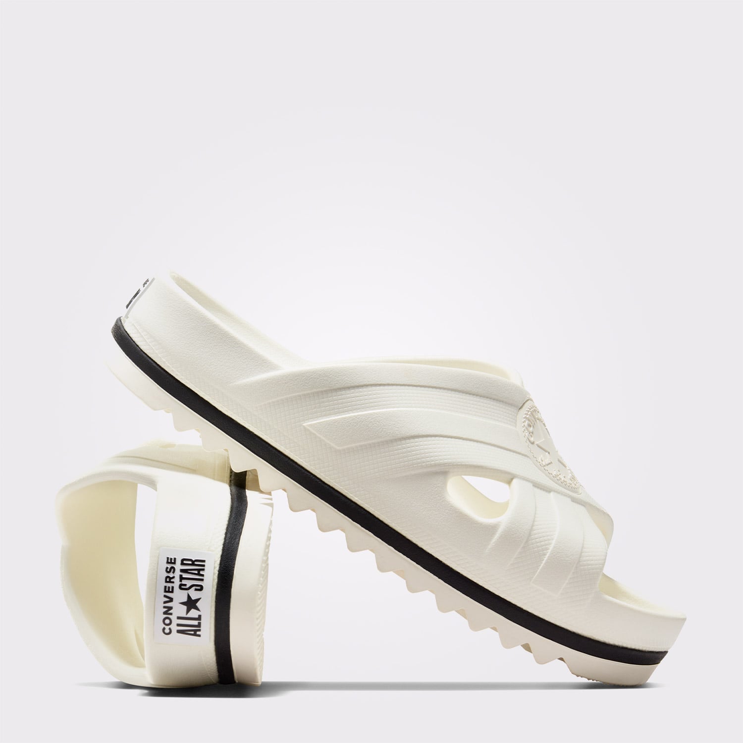 Converse Converse Bej Chuck Taylor All Star Lounge Sandal Lite CX Kadın Beyaz Terlik Sandalet & Terlik | FashFed Bej - 4. görsel