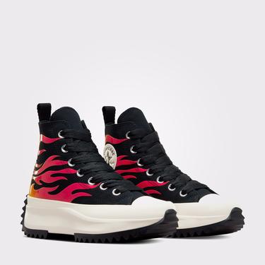  Converse Run Star Hike Unisex Siyah Platform Sneaker