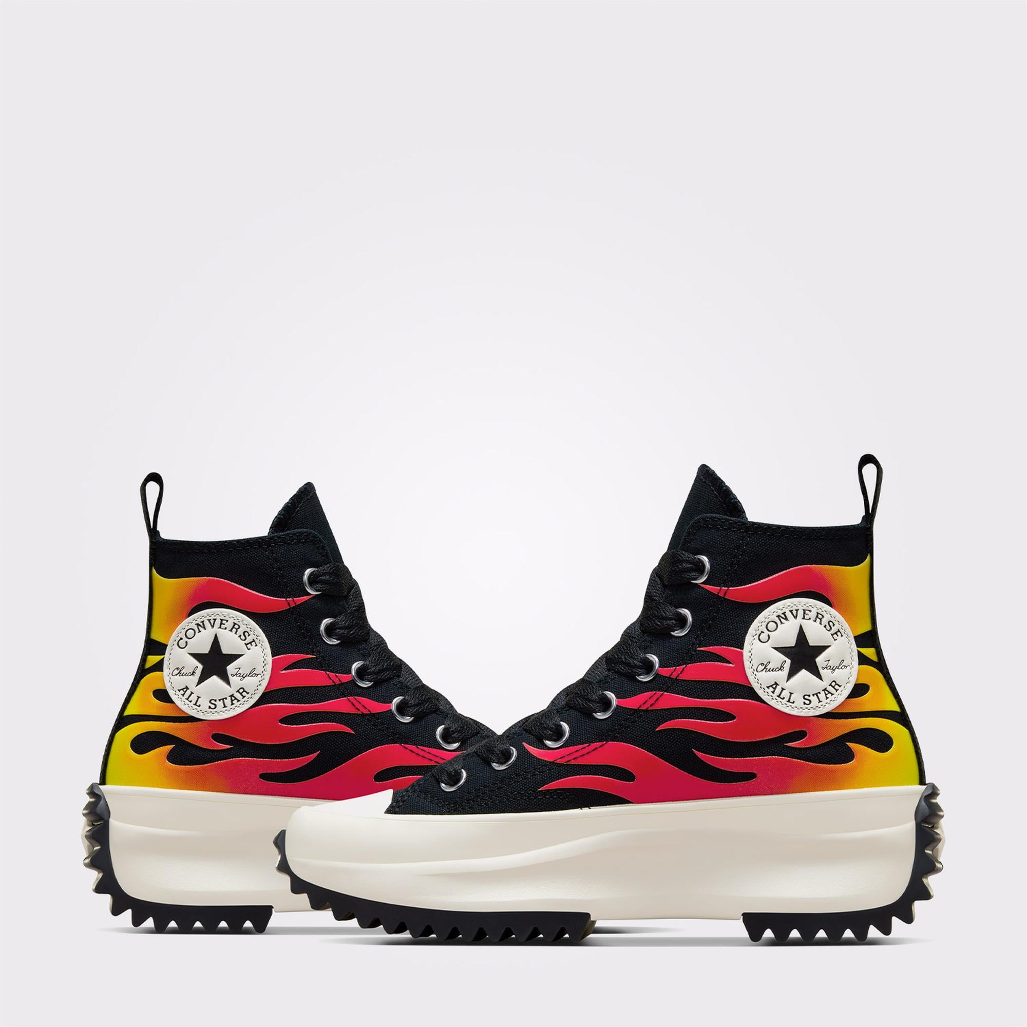 Converse Run Star Hike Unisex Siyah Platform Sneaker