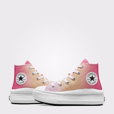  Converse Chuck Taylor All Star Move Çocuk Pembe Platform Sneaker