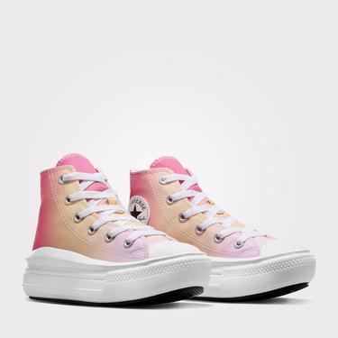  Converse Chuck Taylor All Star Move Çocuk Pembe Platform Sneaker