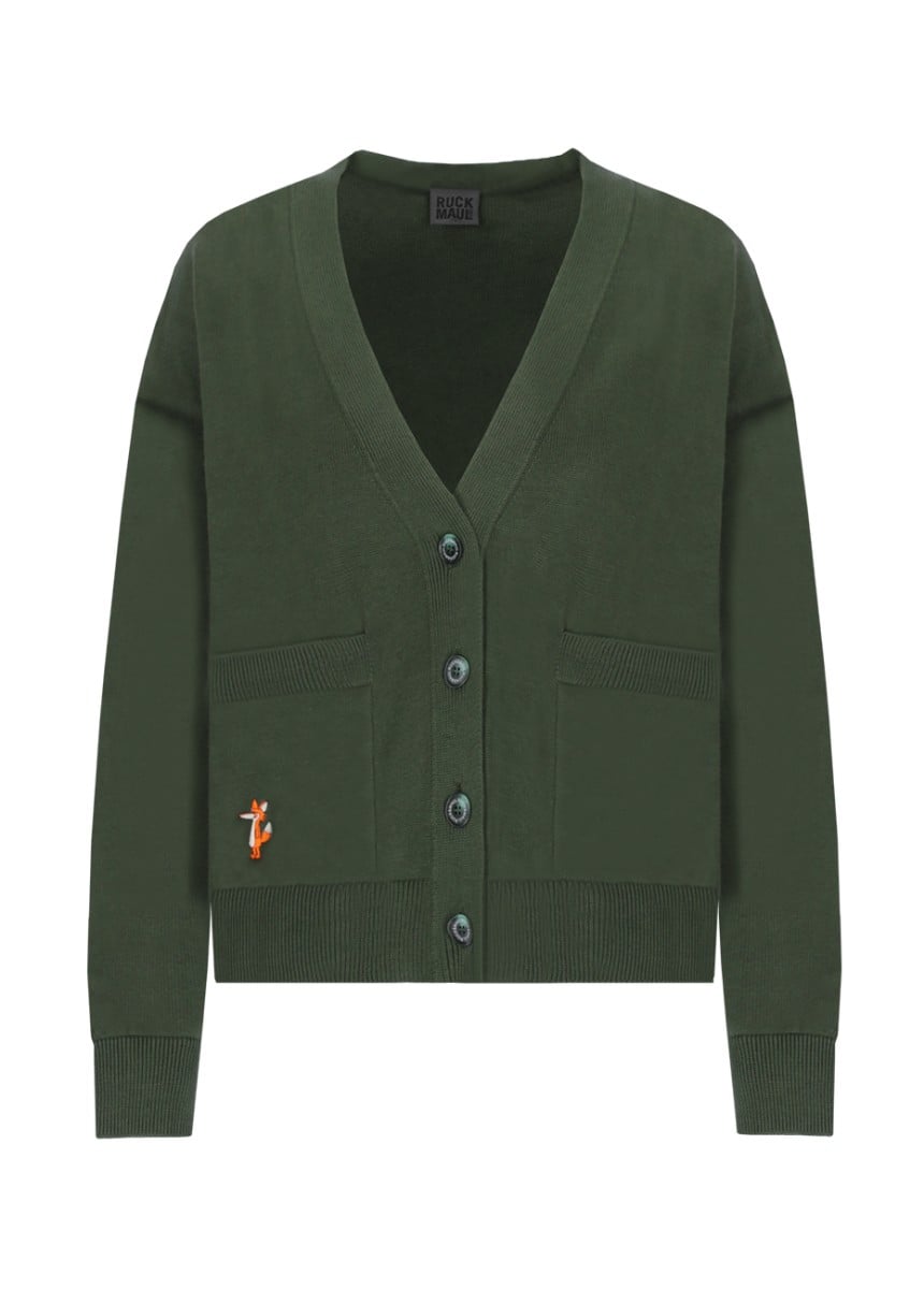  Kadın Hırka 23223 0324 - Iguana green