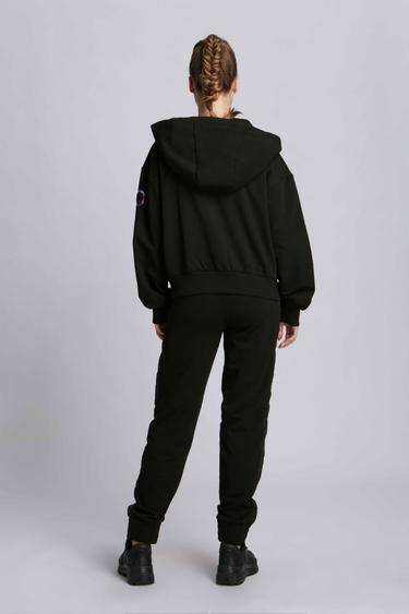  Kadın Örme Pantolon 23049 9000 - 9000 NERO