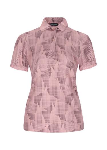  Kadın Polo Tişört 21788 1611 - BRIDAL ROSE