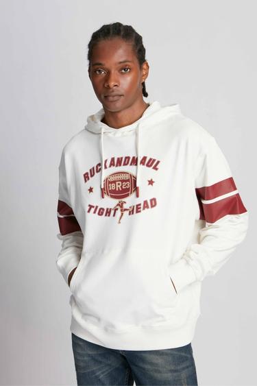  Erkek Kapüşonlu Sweatshirt 23000 1143 - Marshmallow