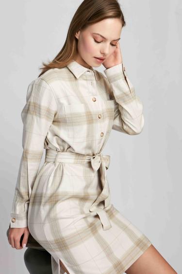  Kadın Elbise 23790 134 - Brown Sugar