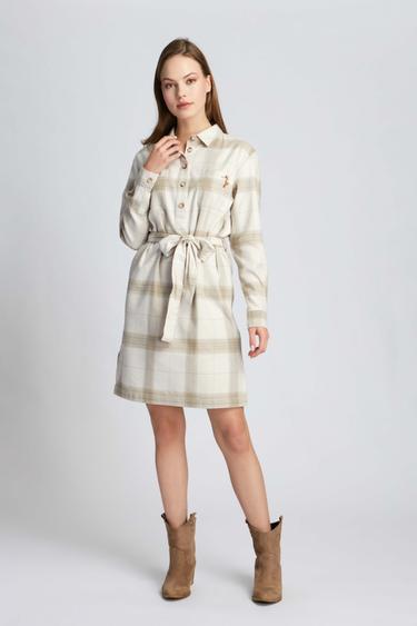  Kadın Elbise 23790 134 - Brown Sugar