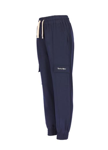  Kadın Örme Pantolon 22054 166 - 166 NAVY BLUE