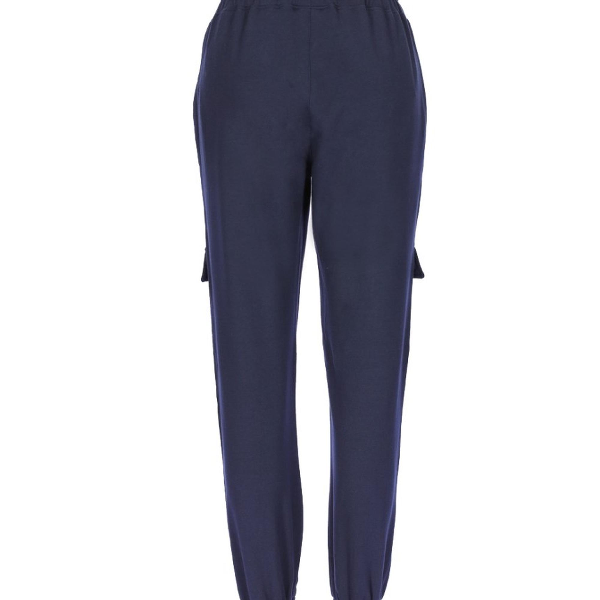 Kadın Örme Pantolon 22054 166 - 166 NAVY BLUE