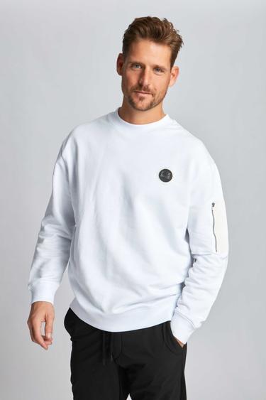  Erkek Sweatshirt 23024 1000 - 1000 WHITE