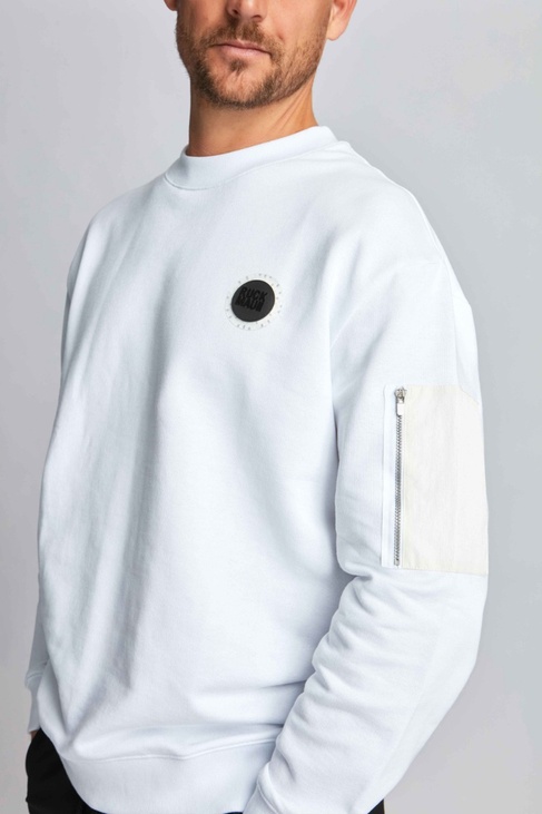 Erkek Sweatshirt 23024 1000 - 1000 WHITE