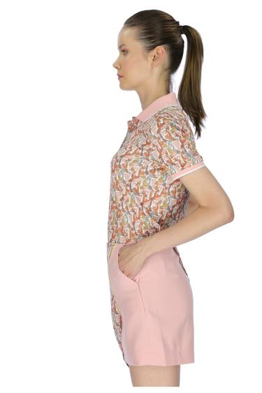  Kadın Polo Tişört 21338 1611 - BRIDAL ROSE