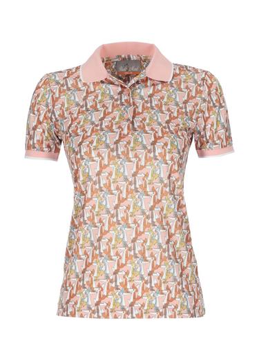  Kadın Polo Tişört 21338 1611 - BRIDAL ROSE