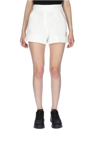  Kadın Bermuda Şort 21369 1000 - 1000 WHITE