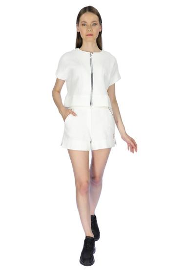  Kadın Bermuda Şort 21369 1000 - 1000 WHITE