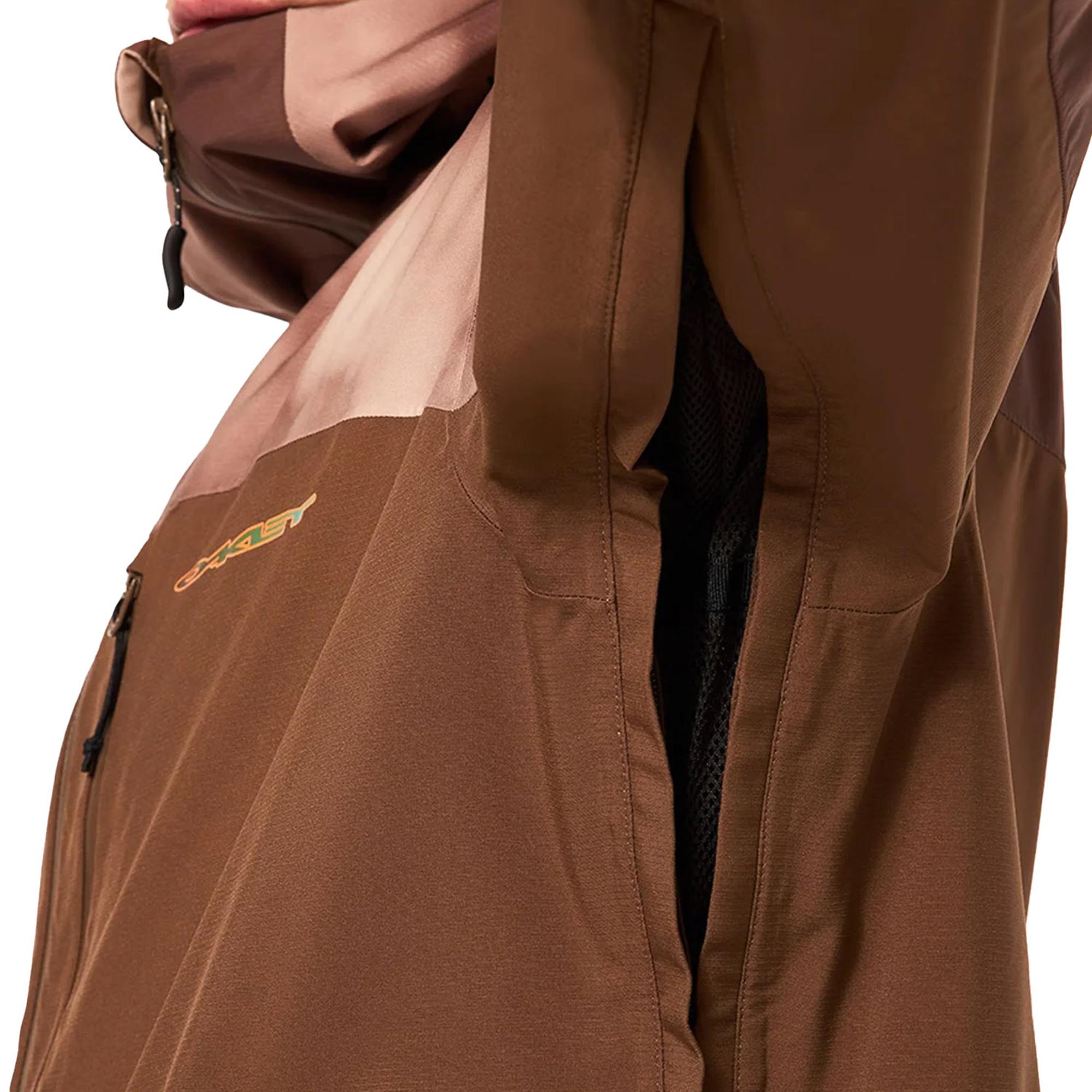 Oakley Tc Skull Reduct Shell Erkek Kahverengi Snowboard Ceketi