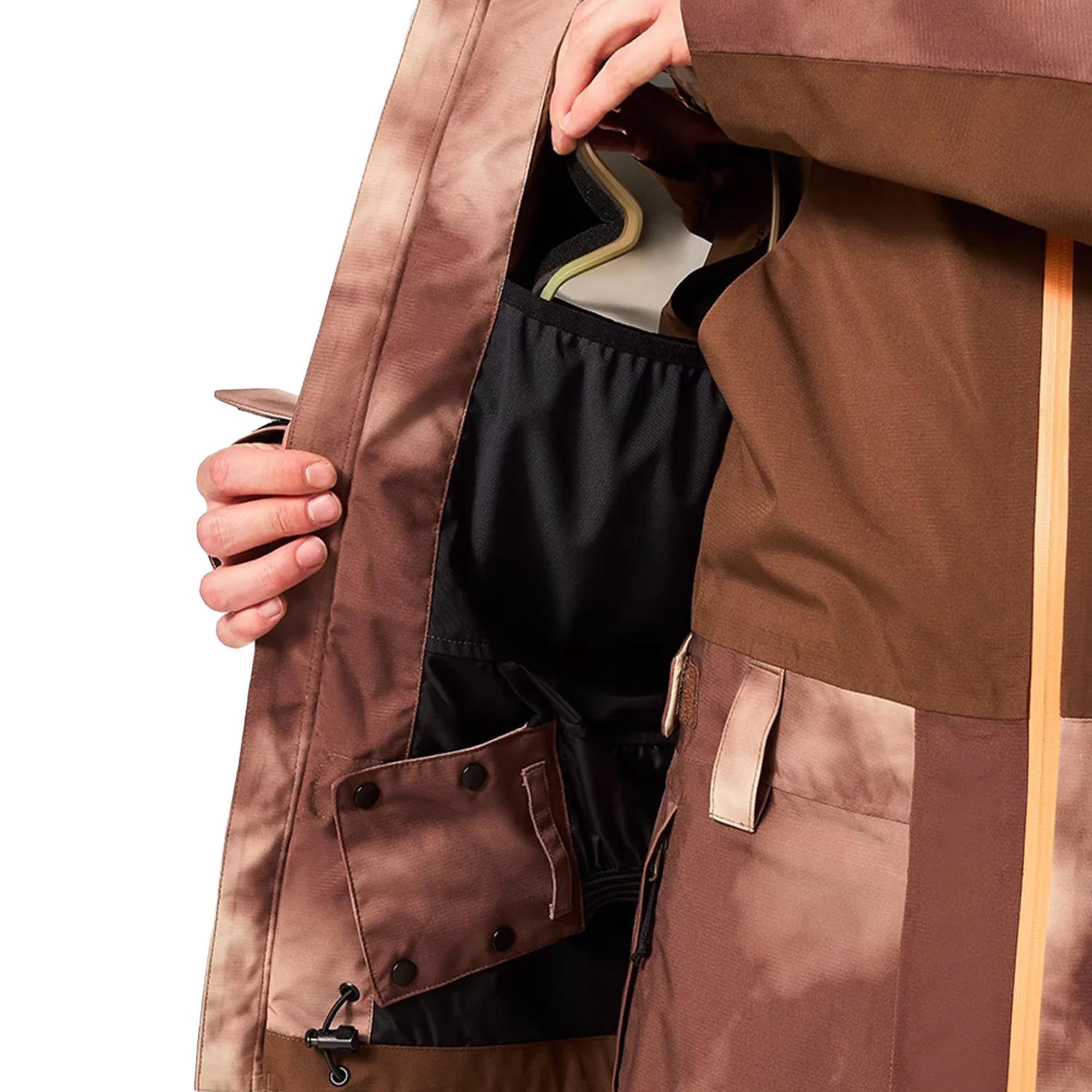 Oakley Tc Skull Reduct Shell Erkek Kahverengi Snowboard Ceketi