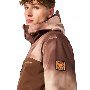  Oakley Tc Skull Reduct Shell Erkek Kahverengi Snowboard Ceketi