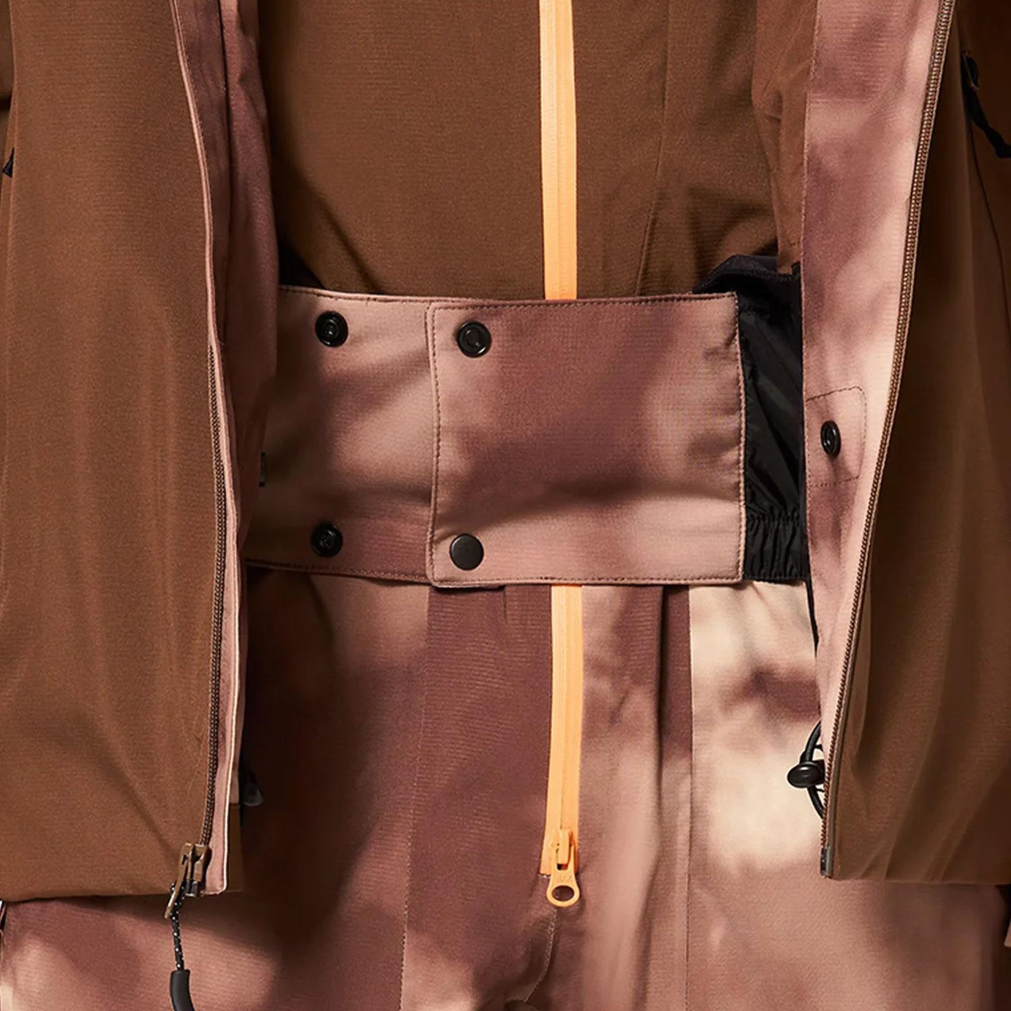 Oakley Tc Skull Reduct Shell Erkek Kahverengi Snowboard Ceketi