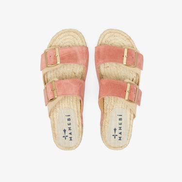  Manebi Venice Nordic Kadın Kahverengi Terlik