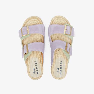  Manebi Venice Nordic Kadın Mor Terlik