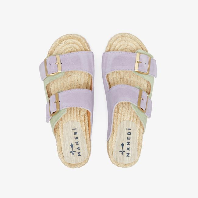  Manebi Venice Nordic Kadın Mor Terlik