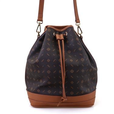  Prestige Kahve Kadın Monogram Omuz Çantası