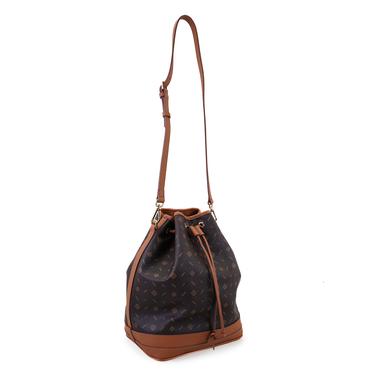  Prestige Kahve Kadın Monogram Omuz Çantası