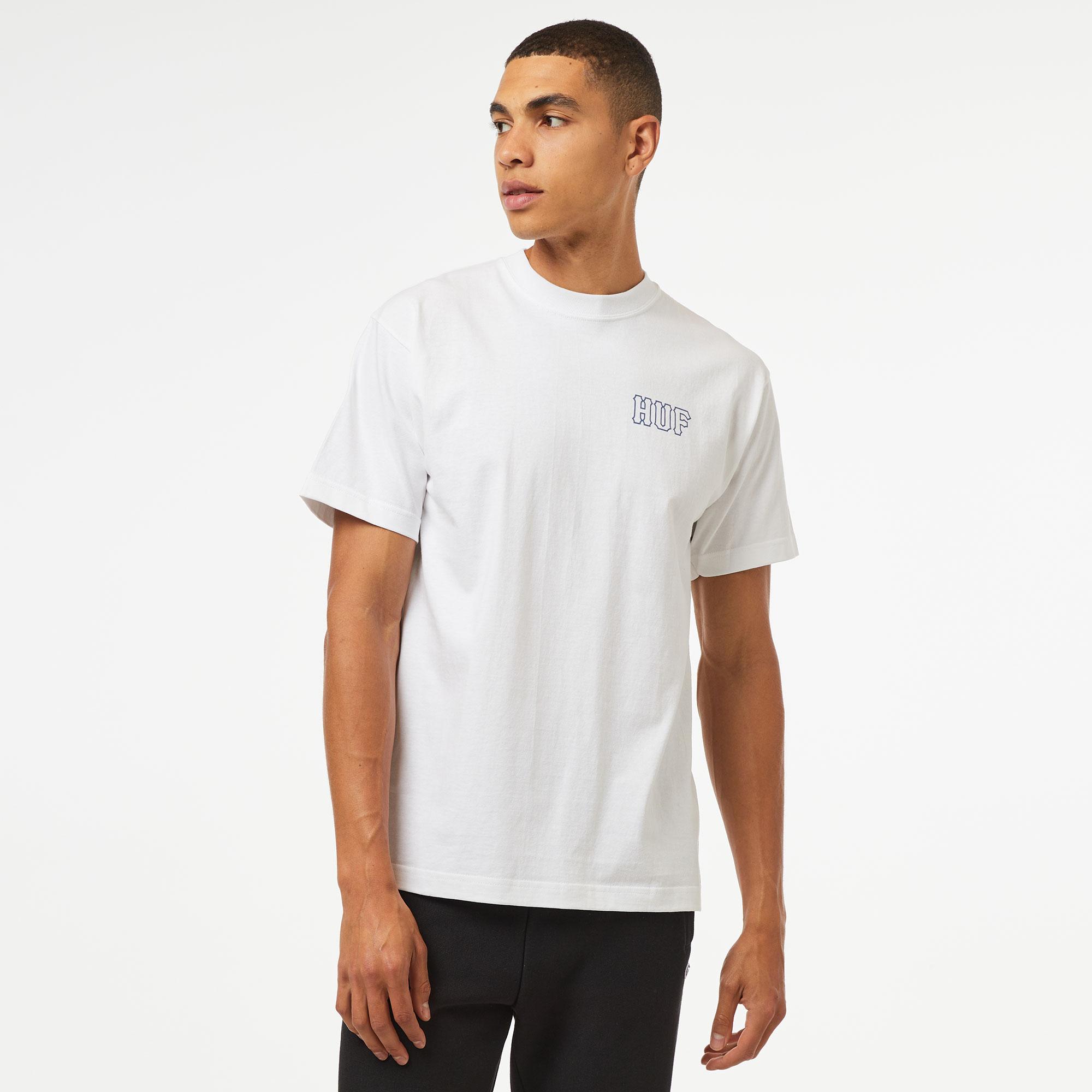 HUF Huf Set H S/S Erkek Beyaz T-Shirt