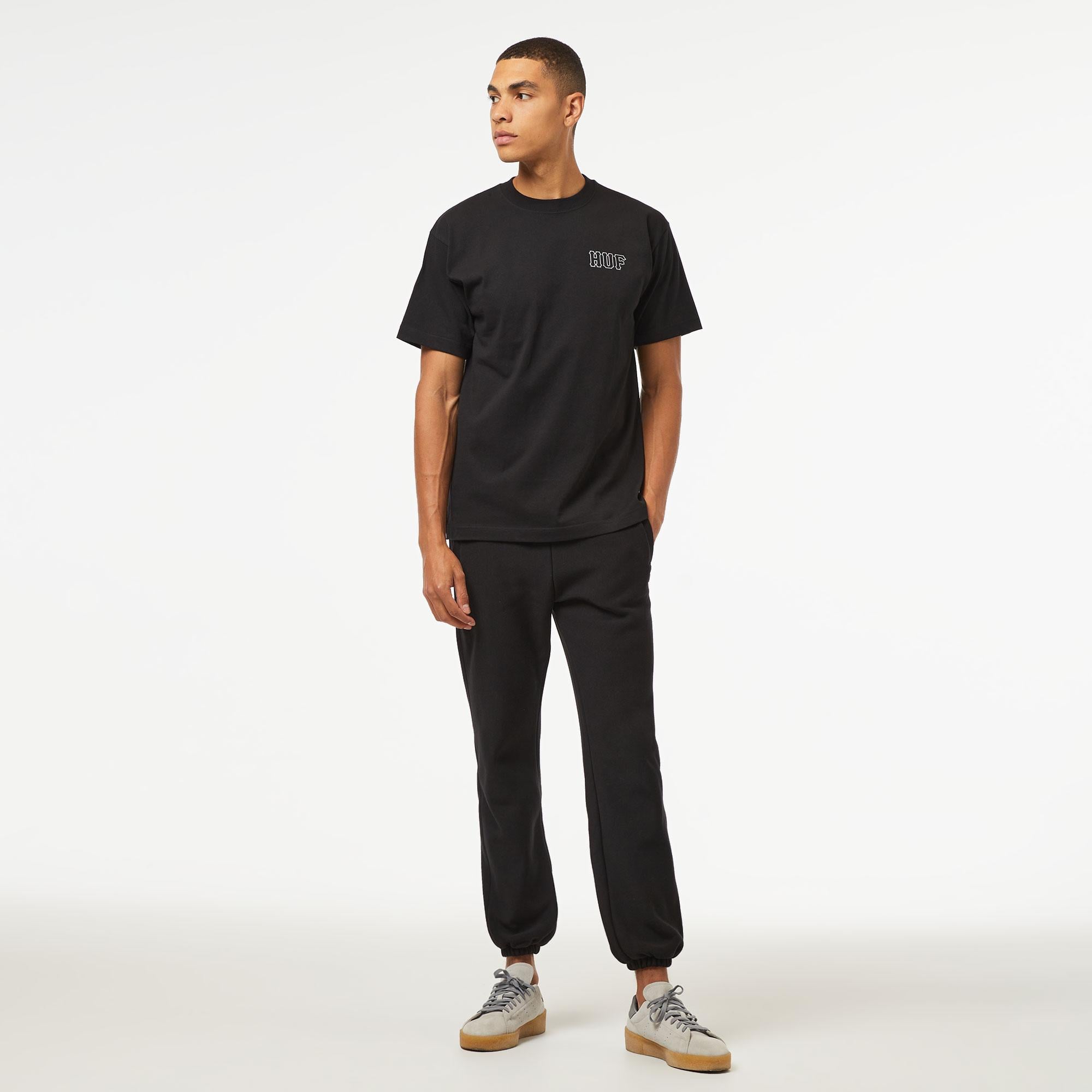 HUF Huf Set H S/S Erkek Siyah T-Shirt